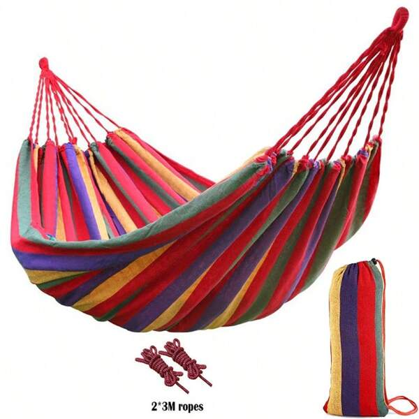 Garten Hängematte Hängesessel Hängestuhl Camping 200 x 150cm belastbar bis 250kg