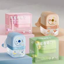 1 pezzo Temperamatite manuale carino, temperamatite per astuccio, adatto per studenti di scuola media, fai da te