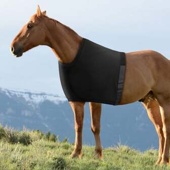 1PC Horse Jacket Breathable Vest Shoulder And Neck Protectors, Shoulder Pads With High Elasticity, Horse Jacket Lining, Comfortable Anti-Scratch Protective Horse Vest, Anti-Friction Horse Bib, Horse Shoulder Protector, Horse Chest Protector