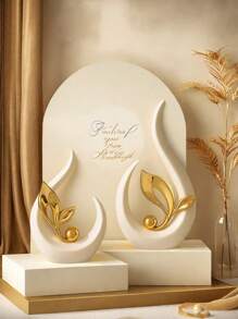 2 Stücke luxuriöse Eingangsbereich Heim-Dekoration Accessoires, ideales Dekorations-Geschenk für Muttertag, Geburtstag, Schulanfang, Abschluss, Hochzeit