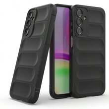 Funda puffer de silicón suave para teléfono celular - Negro - Ver 1
