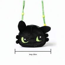 Spin Master Dragon Tamer Series - Adorable Toothless Boy Plush Crossbody Bag | Soft Fluffy Cuddly Shoulder Storage Bag For Girls Christmas Birthday Present