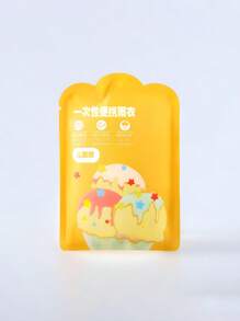 6pcs/1pc Children's Cartoon Creative Style Pocket Raincoat Set, Portable Long Thick Raincoat, Transparent And Portable Travel Outdoor Mountaineering Waterproof, Children's Camping And Hiking Accessories, Is An Ideal Choice For Giving Gifts To Children