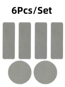 6/12 Pcs(6Pcs/Set)Shoe Heel Repair Patch Kit Self-Adhesive Inside Shoe Patches For Holes, Leather Heel Pads & Shoe Sole Repair – Home Shoe Maintenance Patches Shoe Accessories Shoe Crease Shoe Repair