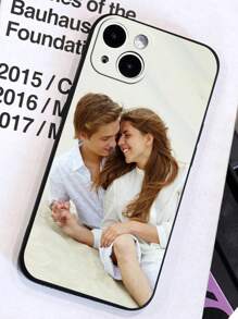 Personalisiertes Paar Foto Handyhülle, Porträt Erinnerungen, Valentinstag Geschenk, Geburtstags Geschenk für Ehemann/Ehefrau/Freundin, Jahrestags Geschenk, Personalisiertes Paar Geburtstags Geschenk, Geschenk für Sie, Personalisierte Foto Handyhülle kompatibel mit S20, S21, S22, S23, S24, A12, A14, A15, A21, A22, A31, 11/13/14/15, Pro Max, 16 Pro Max