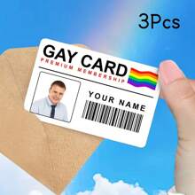 1 Stück personalisierte LGBTQ+ Karte, individuelle Karte mit Foto, Lesben Karte, Premium Lebensmitgliedschaft, Witz Meme, witziges Geschenk, Geschenk für Scherze, Schulmaterial, Rückkehr zur Schule, Schulgeschenk, für Büro, für Schule, für Klassenzimmer, für Lehrergeschenke, für Universität, für Kollegen, für Studentenwohnheime, für Lehrer, für Jungen und Mädchen, für Teenager, Schüler der Sekundarstufe I, Schüler der Sekundarstufe II, Studenten, Erstsemester, Zweitsemester, Unterstufenschüler, langanhaltend, farbig, süß, niedlich, witzig, Kawaii, Y2K, stilvoll, unisex, lässig, individuell, personalisiert, einzigartig, angepasst, ideale Geschenke für ihn, ideale Geschenke für sie, sie, Freund, Freundin, Familie, Freunde