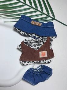 [Clothes And Accessories Only] 17cm LABUBU Hanging Charm Ceramic Labobo Changeable Outfit Accessory Set For Labubu Toys - Multicolor - View 7