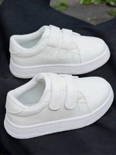 Zapatos Deportivos casuales con Tela Vinil, de suela plana y antideslizante, para niños/jóvenes, aptos para todas las estaciones