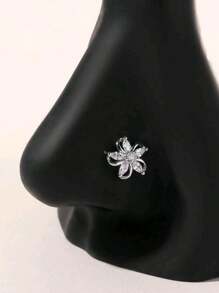 1pc Fashion Delicate Cute Golden Flower Nose Ring/Piercing For Women, Everyday Wear Nose Accessory