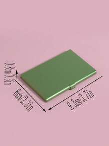 1pc Solid Color Card Holder Back To School