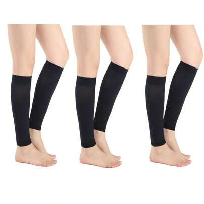 3pairs Calf Compression Sleeves For Men And Women - Leg Compression Sleeve - Footless Compression Socks For Runners