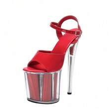 Women Heeled Sandals - 紅色20CM - 查看 8