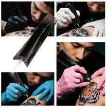 200pcs Tattoo Pen Covers, Tattoo Machine Pen Sleeves, Disposable Dustproof Protection Bags For Tattoo Pen Sleeves Tattoo Supplies