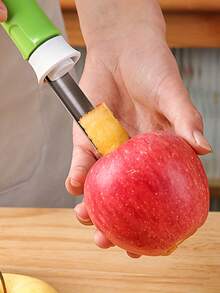 2-In-1 Stainless Steel Fruit Corer & Peeler - Easy Core Removal For Apples, Pears & More - Essential Kitchen Gadget