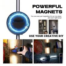 1 قطعة لامبات حائطية سوداء حديثة بريموت كنترول ، نوع شحن USB-C قابل للشحن، تركيب مغناطيسي، قابل للتعتيم وضبط درجة الحرارة اللونية، مثالية لإضاءة غرفة النوم ، المكتب ، غرفة المعيشة ، والسلالم