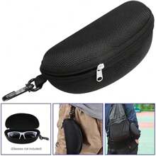 1/2/3pcs Upgraded EVA Hard Shell Portable Eyeglass Case, Zipper Eyeglasses Protector Box For Women & Men, Sunglasses Case With Microfiber Cleaning Cloth, Suitable For Outdoor Sports, Cycling, Hiking, Travel, Birthday, Party Gift