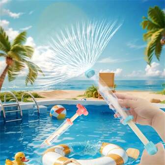 4-Piece Push Rod Fun Fireworks Water Spray Toys, Fireworks Sprayers, Outdoor Leisure Water Entertainment Props