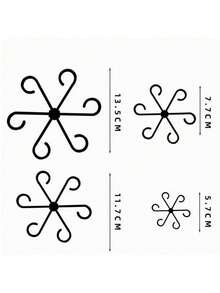 4pcs/1set Plant Stem Support Frames, Turtle-Back Bamboo Support And Fixation Devices, Anti-Toppling Brackets, Hydroponic Branch And Stem Fixation Flowerpot Racks, Horticultural Flowers And Green Plants, Plastic Gardening Tools, Indoor Climbing Plant Plastic Plant Brackets