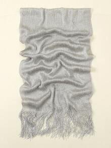 1 pieza Broche circular metálico brillante con borla, adecuado para galas de noche, fiestas, bodas y otras ocasiones - Plateado - Ver 9