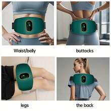 A Set Of Adjustable Automatic Massage Belts, Women's Hip Massagers, Abdominal And Leg Massagers, And Body Massagers - The Best Gifts For Ladies - 綠色 - 查看 5