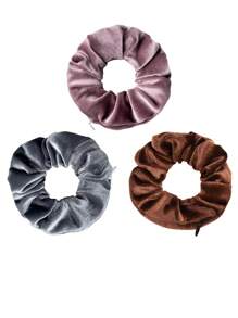 1-20Pcs Velvet Hair Ring With Hidden Pocket,Multi-Functional Hair Accessory Pouch,Portable Money Hider & Organizer,Back To School Must Haves,Beach Bag,Non-Waterproof Travel Essentials Travel School Back To School School Supplies Holiday Camping Holiday Essentials Vacation Accessories Mini Summer,Suitable For Women And Girls Velvet Headband,Hidden Pocket Headband,Suitable For Storing Small Items Such As Keys,Dollars,Lipstick,Etc