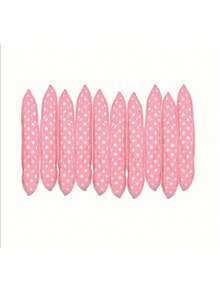 10 件柔软睡眠卷发器，弹性泡沫和海绵 DIY 卷发器，适合所有发质的魔法发型配件，返校、旅行度假必备，女士发饰