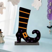 1 pièce de jambes de clown classiques amusantes, panneau Joyeux Halloween, centre de table, effrayant à faire peur, décoration de maison hantée de pirate, convient pour vitrine, décoration de table de fête, cadeau de surprise d'Halloween