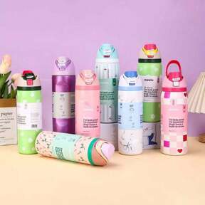 Sanrio 32oz Sanrio Hello Kitty  NEW Stainless Steel Vacuum Outdoor Sports Kettle, Hand Held Straw Cup Double Layer Vacuum Cup