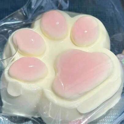 Juguete apretable en forma de garra de gato, de rebote lento, de uva, naranja, antiestrés, hacedor de presión, cubo apretable, Taba presionable pegajosa, gran pata de gato apretable, juguete antiestrés, detalles de fiesta de cumpleaños