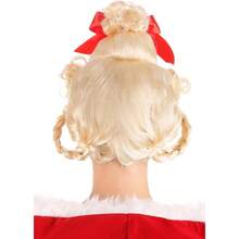 MDr. Seuss The  Cindy Lou Who Wig For Girls Blonde Movie Character Wig Christmas Braid Hairstyle6001 - As Pic - View 8