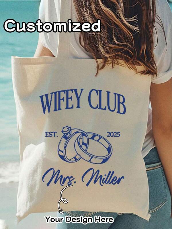 Bolsa de lona personalizada para despedida de solteira, bolsa para clube de esposas – presente personalizado para festa de clube de praia para noivas e madrinhas – bolsa de lona personalizada para despedida de solteira, bolsa para presente de noiva personalizada, bolsa para lembrancinhas de madrinhas, bolsa para clube de casamento, bolsa personalizada para fim de semana de casamento, presente para esposa, bolsa para lua de mel, presente para recém-casados, presente para recém-casados, presente para esposas, presente de casamento, material escolar, alunos do ensino fundamental, alunos do ensino médio, alunos do último ano do ensino médio, estudantes universitários, calouros, alunos do segundo ano, calouros