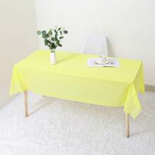 5/8pcs- Plastic Tablecloths For Rectangle Tables, Light Green Disposable Tablecloth, Waterproof Sage Green Table Cover For Birthday Bridal Wedding Baby Shower Party Decorations