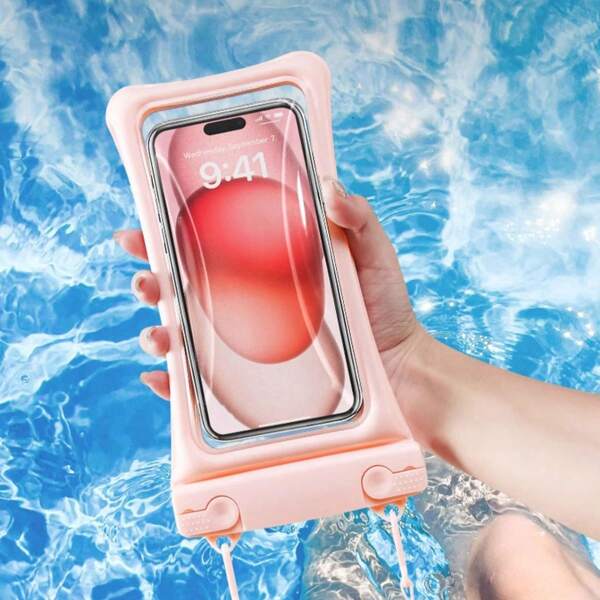 1pc Waterproof Phone Bag, Touchscreen, Sealed For Swimming, Beach, Snorkeling, Floating, Waterproof Phone Case