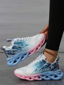 Women's Comfortable Casual High-Top Sports Shoes, Outdoor Running Thick Sole Basketball Shoes