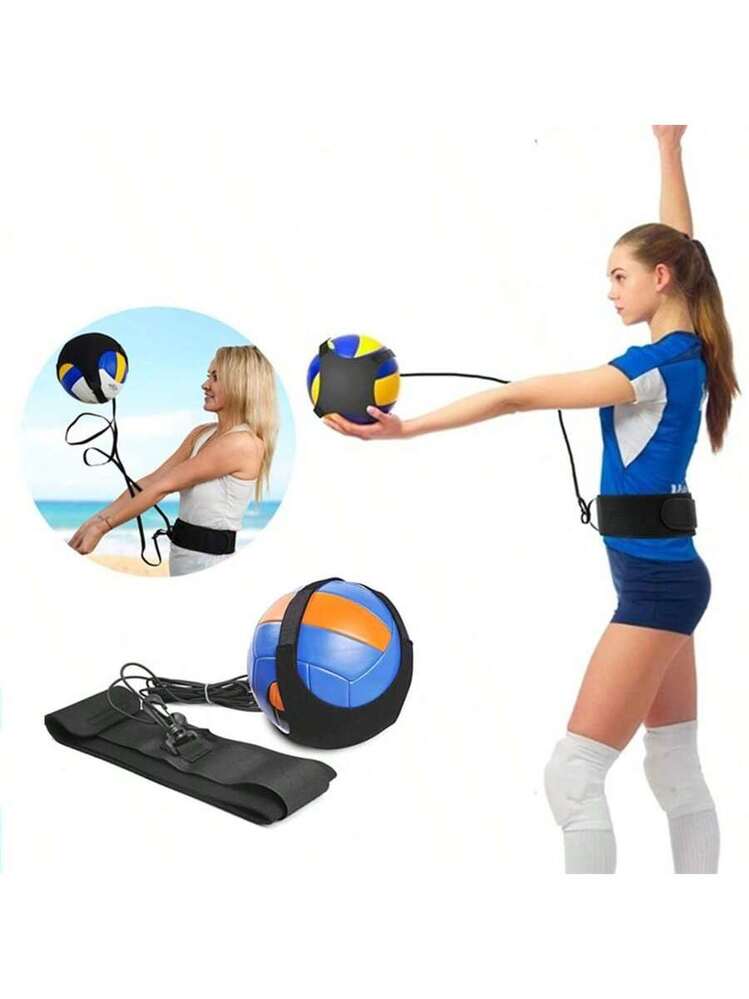 Sportout Voetbalkick trainer, voetbaltrainingsaccessoires, voetbal kick gooien trainer solo praktijk training aid, geschikt voor kinderen en volwassenen (roze