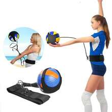 New Portable Elastic Volleyball Training Set, Improve Ball Handling Skills, Volleyball Spiking Trainer, Professional Adjustable, Creative Design, Adjustable Football Training Aid