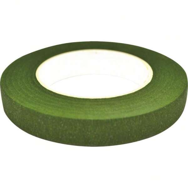 ARTESANATO FITA FLORAL VERDE BANDEIRA 27M