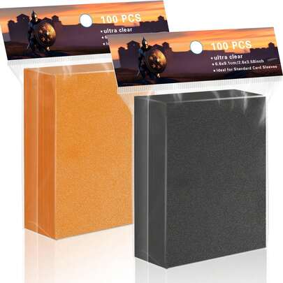 200 غطاء واقي لبطاقات نجوم كرة القدم ، قضايا بطاقات خاصة للألعاب ، غشاء مقاوم للخدش عالي الوضوح ، معدات تنافسية لاعبي البطاقات ، غلاف بطاقات ضروري لمحبي الرسوم المتحركة ، طراز جديد لعام 2025 ، أساسي ل- TCG