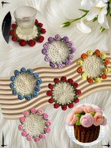 红色花束杯垫+花篮 粉色花束杯垫+花篮 黄色花束杯垫+花篮 - 彩色 - 查看 5