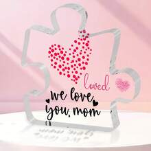 Placas de sentimiento de acrílico: Gratitud y Apreciación. Perfecto para regalar a mamá, papá, amigos y familia. Diseñados como recuerdos que infunden calidez sincera a cualquier espacio, convirtiendo momentos ordinarios en recuerdos apreciados que duran toda la vida.