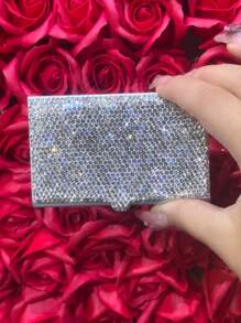 Metal Credit Card Holder Wallet And Business Card Case For Women, Suitable For Both Men And Women. , Compact, And Easy To Carry. Perfect For Business Cards, Cash, And Office Use. An Ideal Gift For Women