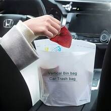 20pcs Disposable Garbage Bags For Cars, Vomit Bag These Bags Are Upgraded And Thickened For Durability. Suitable For Various Environments Such As Cars, Kitchens, Bedrooms, Studies, Travel, Camping, And Offices