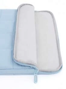 Cute Quilted Tablet Bag Laptop Bag, Soft Padded Laptop Protective Case With Grid Stitching, Anti-Fall And Shock-Absorbing, Suitable For School, Office, And Commuting Back To School Stuff Bag For School Work Laptop Bag For Women Mac Book Casemacbook Case College Essentials Laptop Sleeve