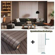 1 Roll 3D Foam Wallpaper - Self-Adhesive, Thickened Sxp Stripe Pattern For Ceilings, Partitions & Curved Indoor Spaces