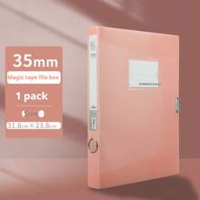 1pc Solid A4 Buckle Information Book, Solid Color Folder, Waterproof And Stain-Proof, Very , Highly Attractive Interleaving File Bag, 20 Pages/30 Pages/40 Pages/60 Pages/80 Pages/100 Pages, Multiple Specifications To Choose Back-School Season/Graduation Season Gifts, Suitable For School, Family, Office, Stationery Storage And Sorting, Good Helper For Teacher Supplies,Back To School,School Supplies
