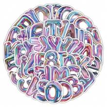 60 张鲜艳 3D 卡通字母数字贴纸 - 可重复使用 PVC，自粘，非常适合行李箱、笔记本、水瓶、笔记本配件 | 俏皮设计 | 彩色贴纸，适用于学校用品，返校 - 彩色 - 查看 8