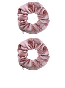 1-20Pcs Velvet Hair Ring With Hidden Pocket,Multi-Functional Hair Accessory Pouch,Portable Money Hider & Organizer,Back To School Must Haves,Beach Bag,Non-Waterproof Travel Essentials Travel School Back To School School Supplies Holiday Camping Holiday Essentials Vacation Accessories Mini Summer,Suitable For Women And Girls Velvet Headband,Hidden Pocket Headband,Suitable For Storing Small Items Such As Keys,Dollars,Lipstick,Etc