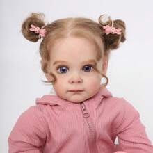 Ziyiui 22 Inches - 55 Cm Newborn Baby Girl Dolls Vinyl Baby Doll Cotton Body Reborn Baby Dolls Looks Like A Real Doll ,Perfect Birthday Holiday Gift For Kids 3+, Suitable For Play, Collection And Home Decor, Role Play Early Education Responsibility Training,Girls Toys,Baby Dolls, - 混合 - 查看 9