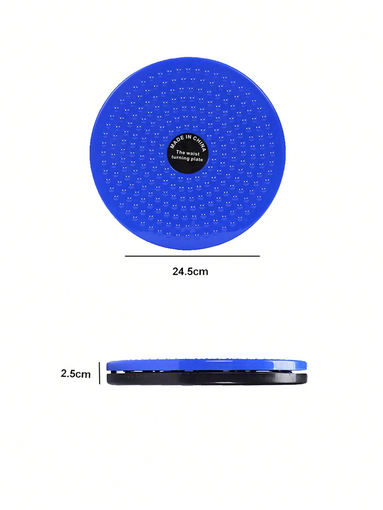 Waist rotation disc in blue, black, purple, and red, yoga balance board, sensory balance training board