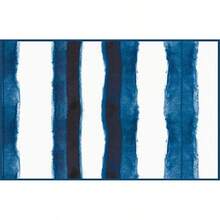 Decorative Paper Placemats Shibori Tie Dye Print Table Mats Disposable Table Linens Blue Placemats Pk 50 Table Placemats - Blue - View 1